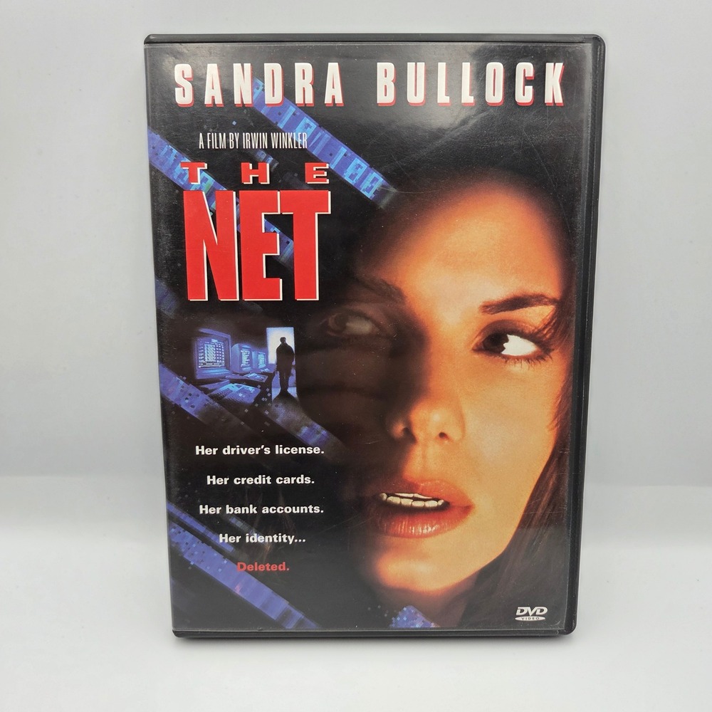 The Net DVD Sandra Bullock 1995 Cyber Thriller Mystery 90s Movie Widescreen FS